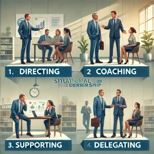 4 situational leadership styles