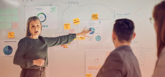 explaining charts for FMEA to team