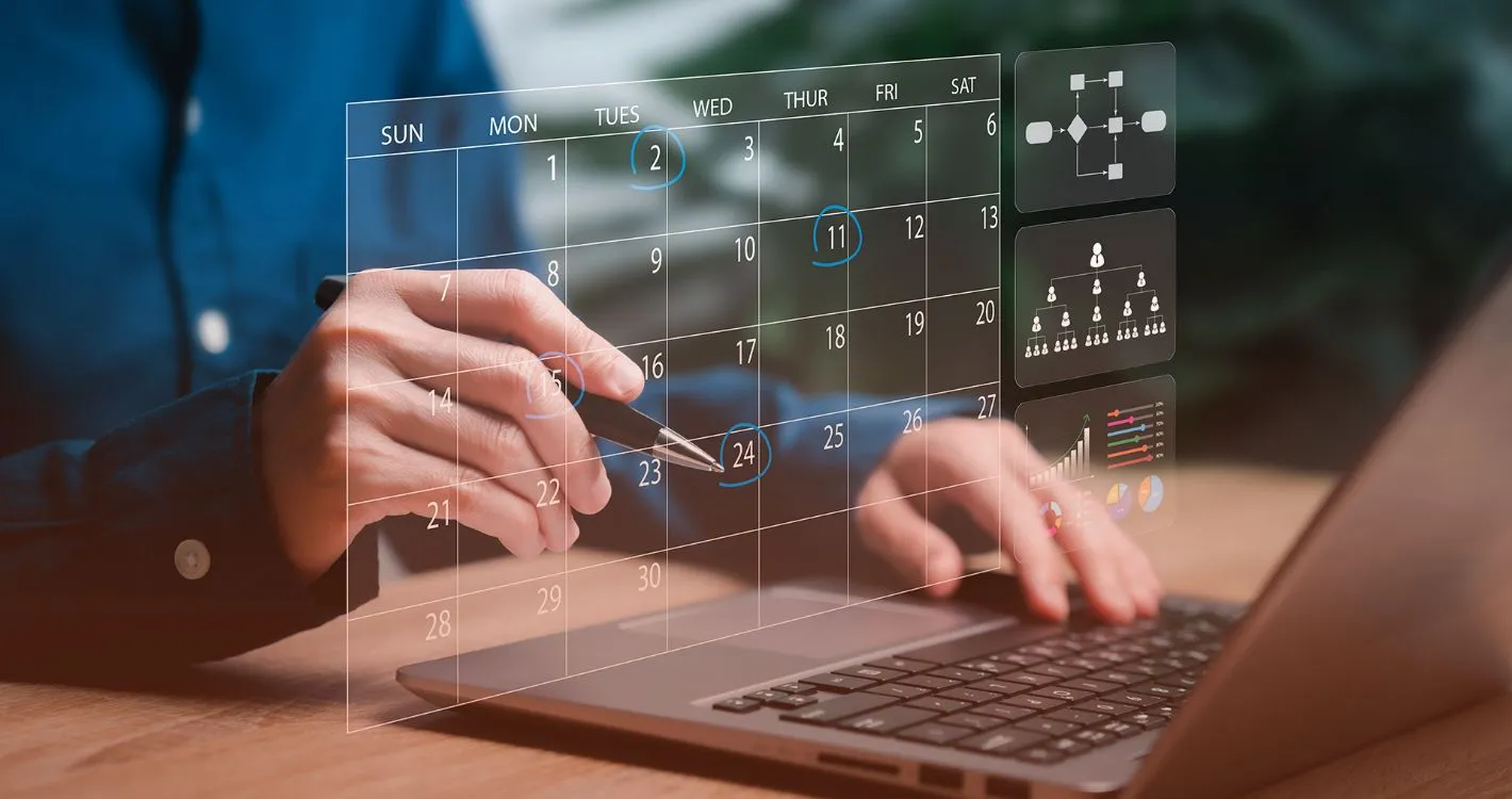 calendar planning graphic